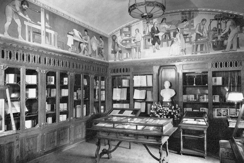 Treasure Room at Edward L. Doheny Jr Memorial Library, USC.